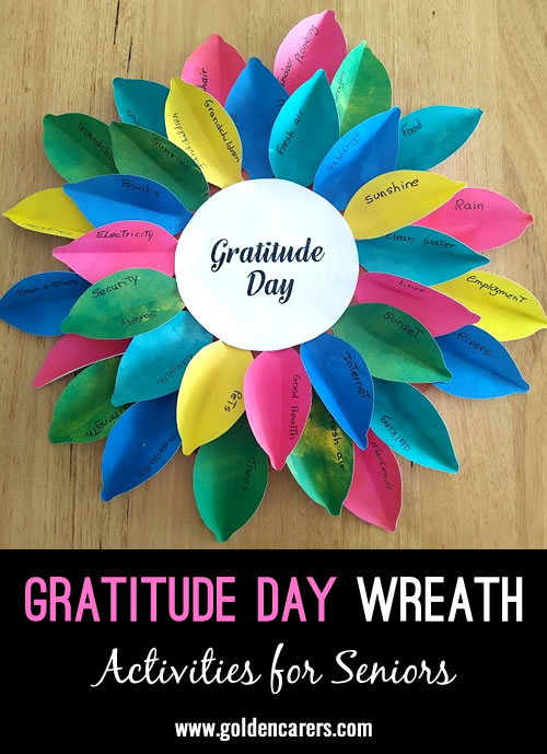 Gratitude Day Wreath