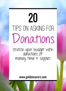 20 Tips on Asking For Donations