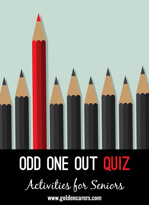 Odd One Out Quiz