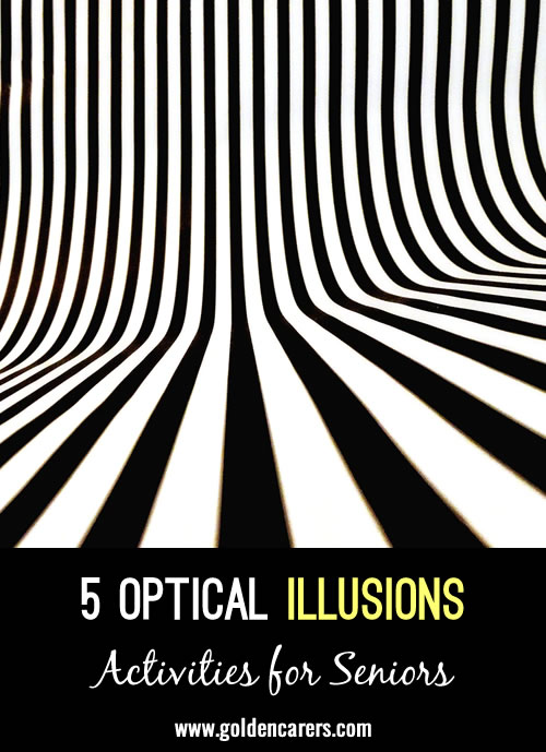 5 Mental Floss Activites - Optical Illusions