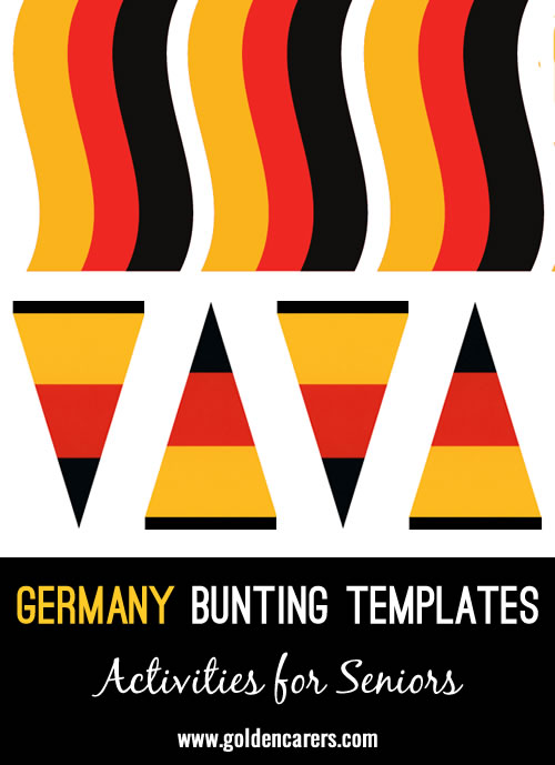 Germany Bunting Templates