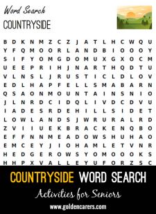 Countryside Word Search