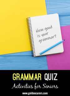 Grammar Quiz 1