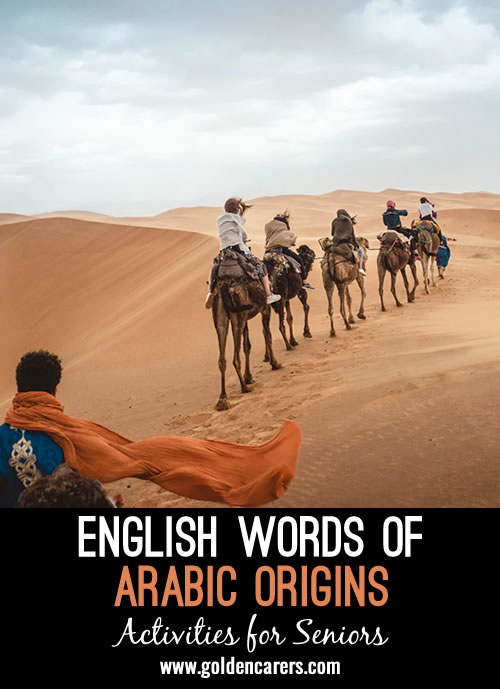 English Words of Arabic Origins