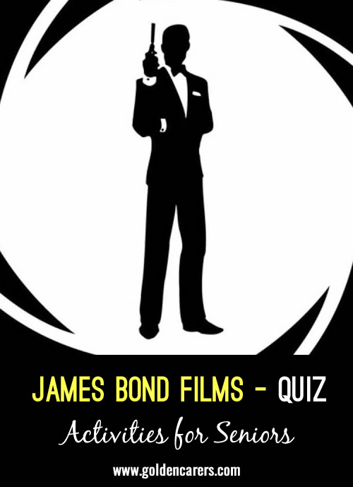 James Bond Films - Visual Quiz