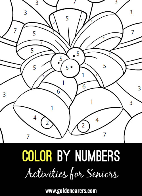 Color By Numbers - Christmas Bells