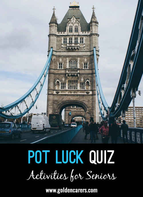 Pot Luck Quiz 16