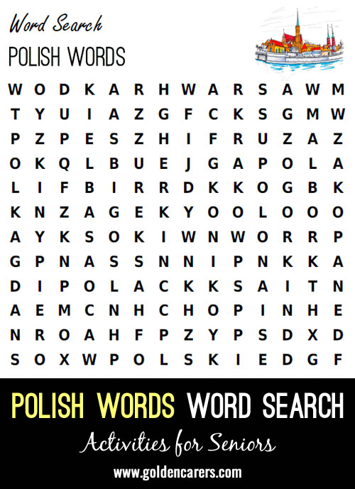 Polish Words - Word Search