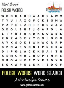 Polish Words - Word Search