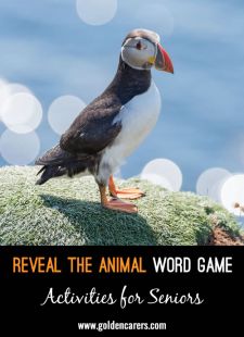 Reveal the Animal Word Game