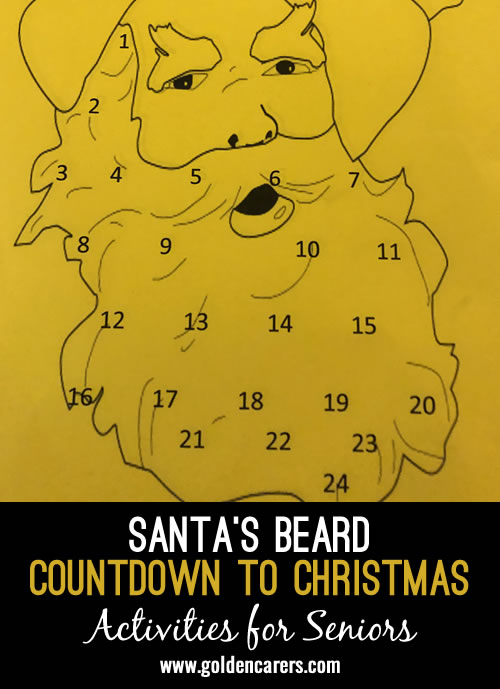 Santa's Beard Countdown To Christmas