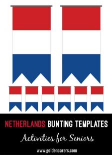 Netherlands Bunting Templates