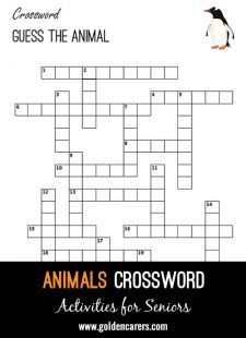 Guess the Animal Crossword