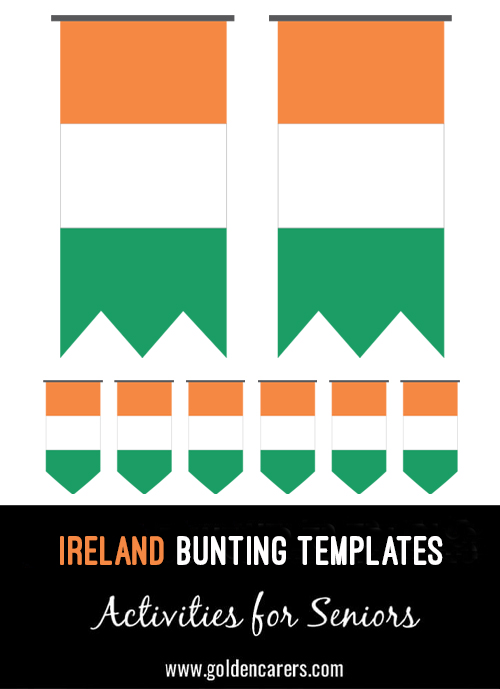 Ireland Bunting Templates