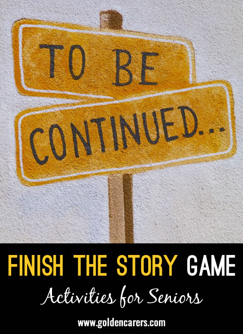 Finish the Story Game