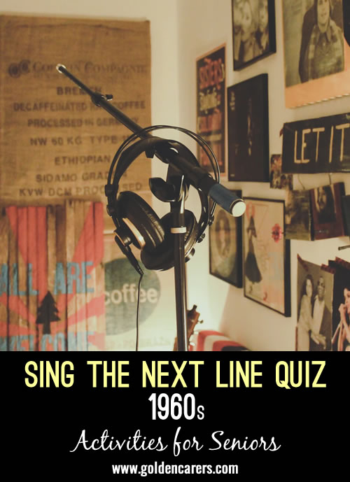 Sing The Next Line Quiz II