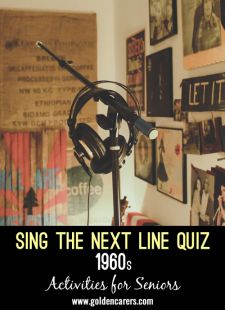 Sing The Next Line Quiz II