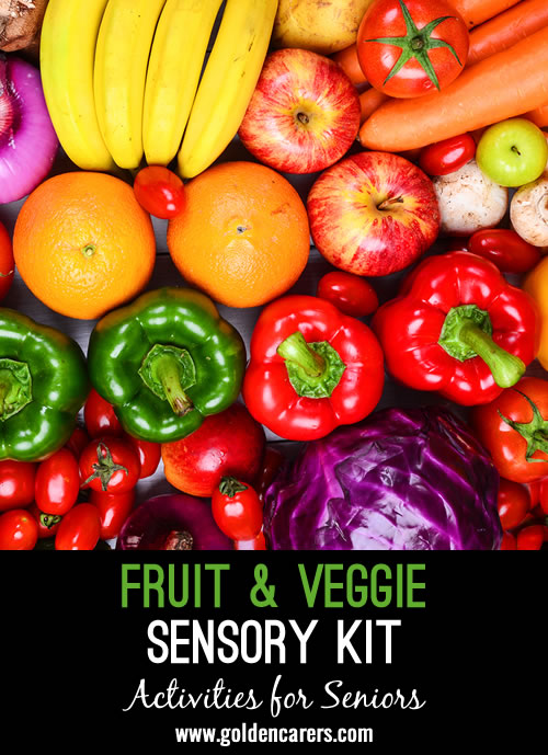 Fruit & Veggie Sensory Kit