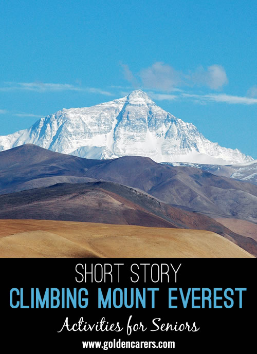 Climbing Mount Everest