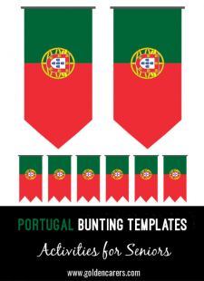 Portugal Bunting Templates