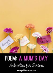 Poem: A Mum's Day