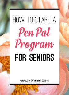 How to Start a Pen Pal Program for Seniors