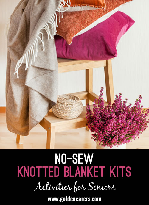 No-Sew Knotted Blanket Kits