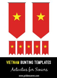 Vietnam Bunting Templates