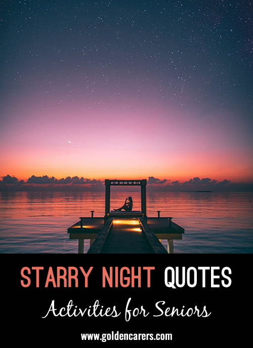 Starry Night Quotes