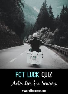 Pot Luck Quiz 18