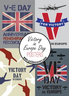 VE Day Posters - Victory in Europe