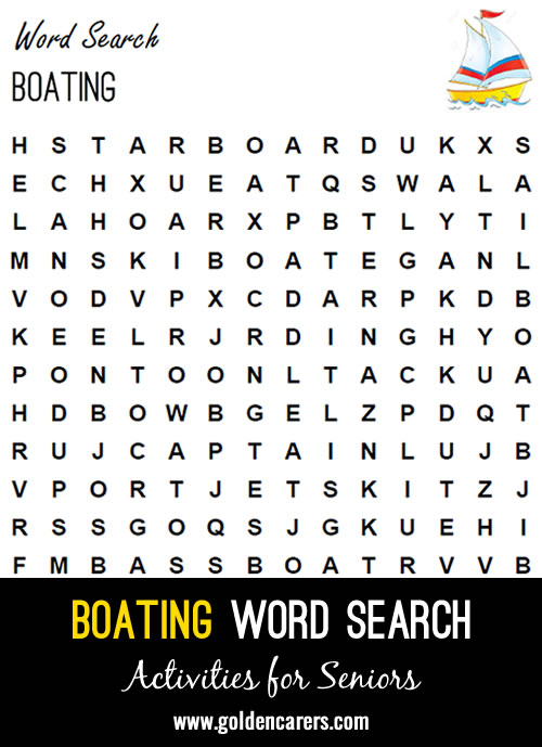 Boating Word Finder