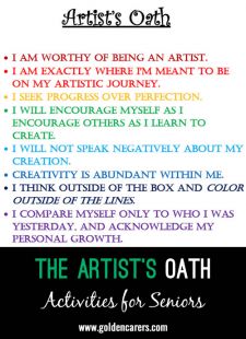 The Artist's Oath