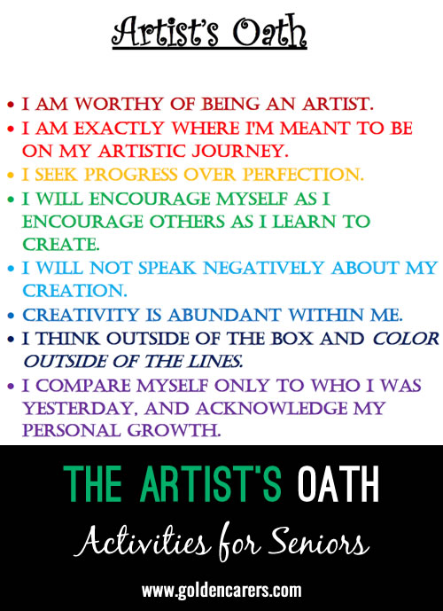 The Artist's Oath