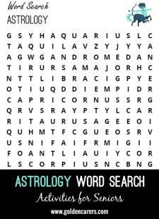 Astrology Word Finder