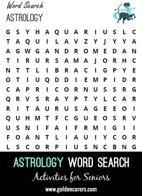 Astrology Word Finder