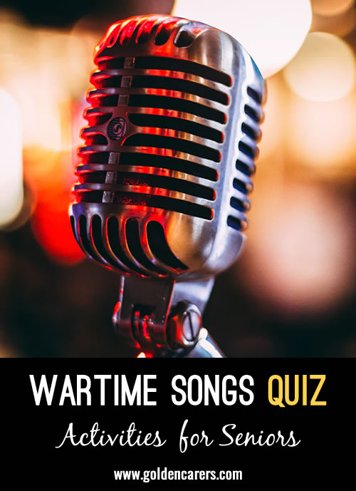 Wartime Song Quiz