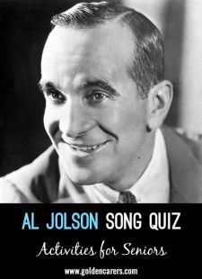 Al Jolson Song Quiz & Singalong