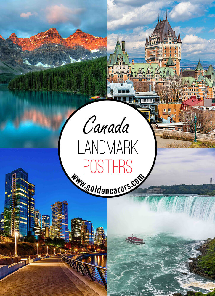 Canada Landmark Posters