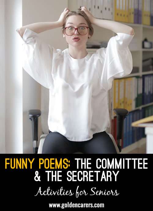 Funny Poems: The Committee & The Secretary