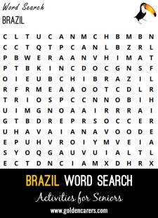 Brazil Word Search