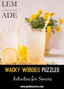 Wacky Wordies Puzzles: Food Edition