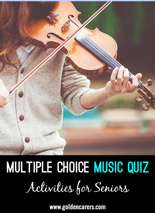 Multiple Choice Music Quiz