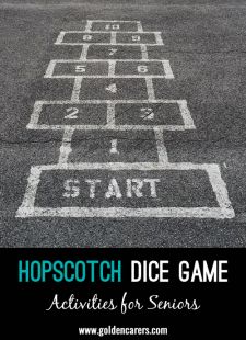 Hopscotch Dice Game