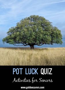 Pot Luck Quiz 30