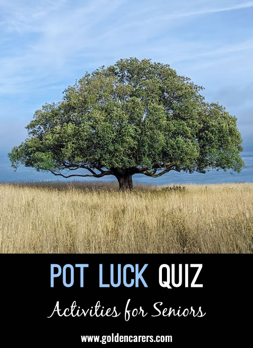 Pot Luck Quiz 30