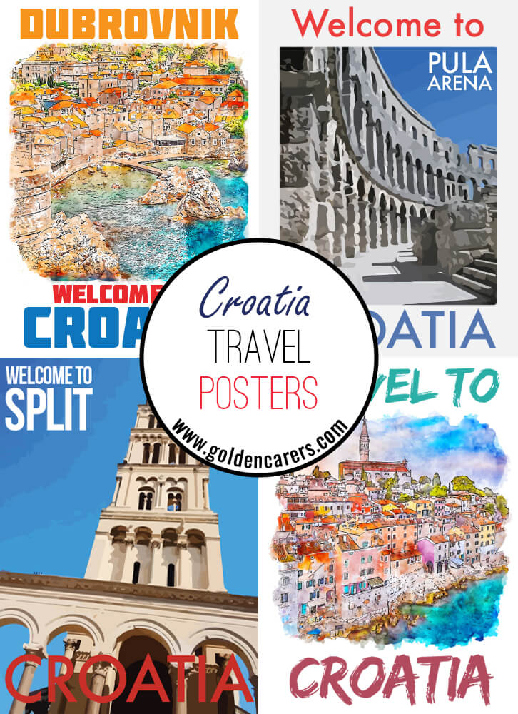 Croatia Travel Posters