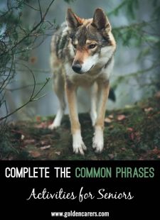 Complete the Common Phrases