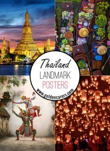 Thailand Landmark Posters