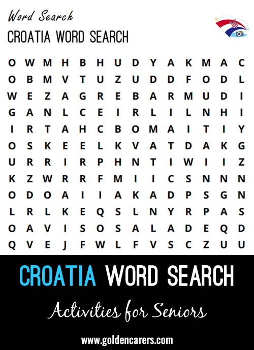 Croatia Word Search